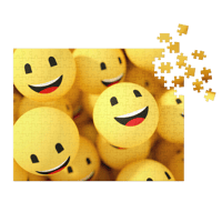 Image 6 of Jigsaw puzzle with tin (smile face madness)