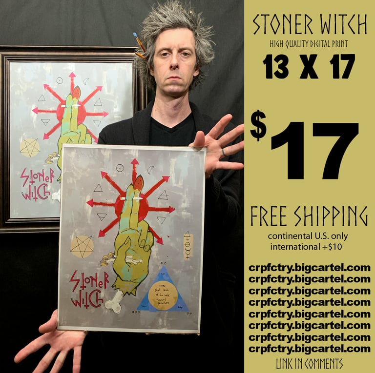 stoner witch ( gloss print poster )