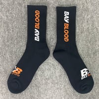 Bay Blood All Star Socks (black/orange)