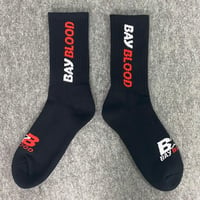 Bay Blood All Star Socks (black/red)