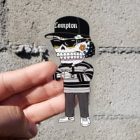 Eazy Calavera Clear Vinyl Sticker