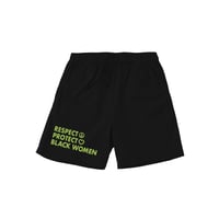 Respect Protect Black Women 6.5oz cotton shorts