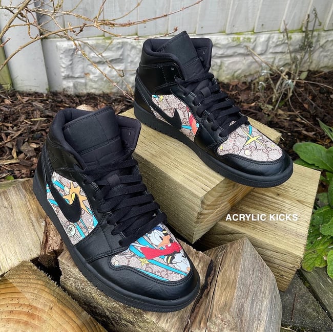 Jordan 1 - Black Donald Duck’s