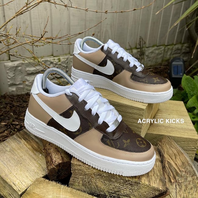 Nike AF1 - Nude With OG LV V2 