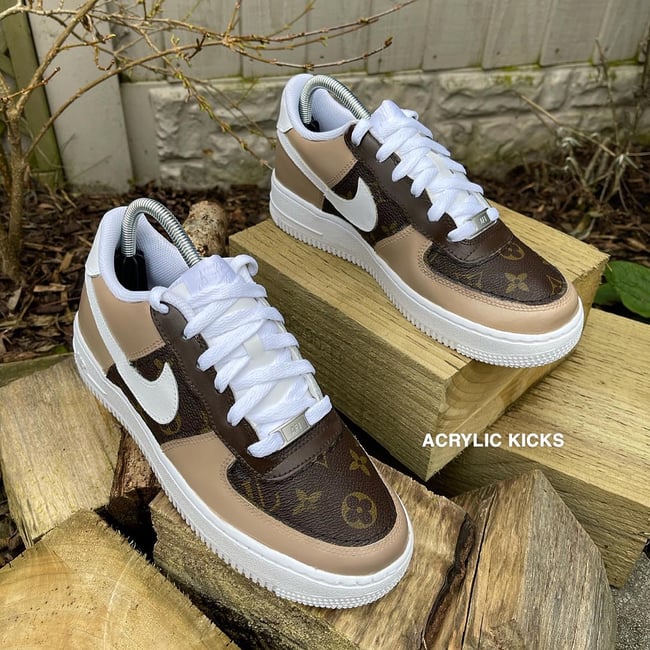 Nike AF1 - Nude With OG LV V2 