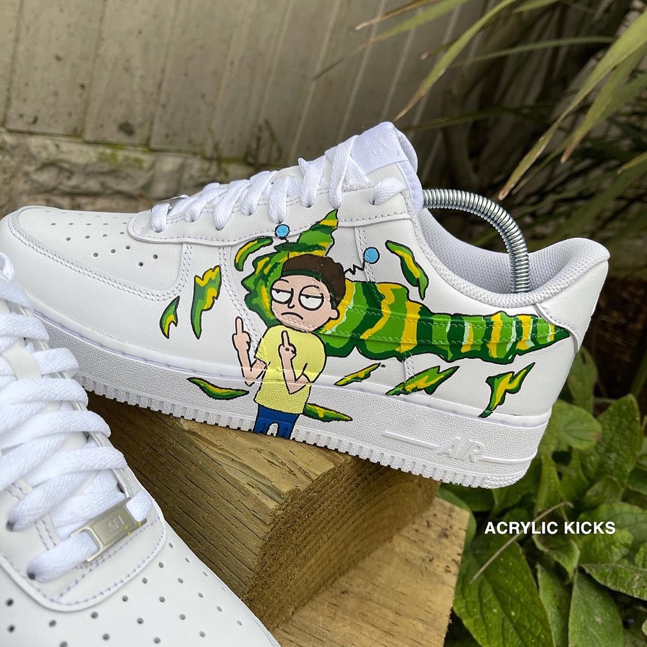 nike af1 rick and morty