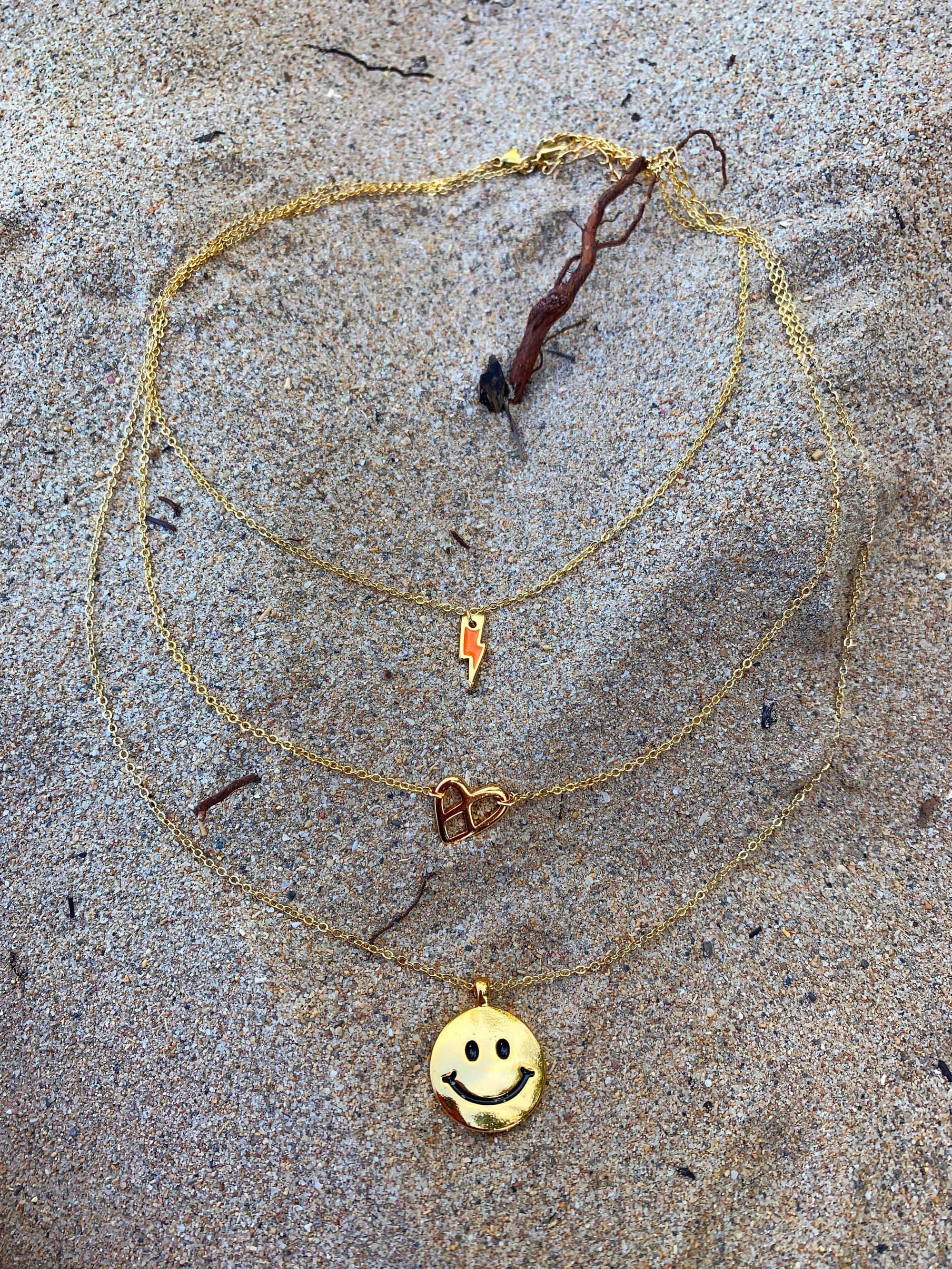 Image of Don't Worry Be Happy Necklace 