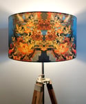 Koi Pond Drum Lampshade by Lily Greenwood (45cm, Floor/Standard Lamp or Ceiling)