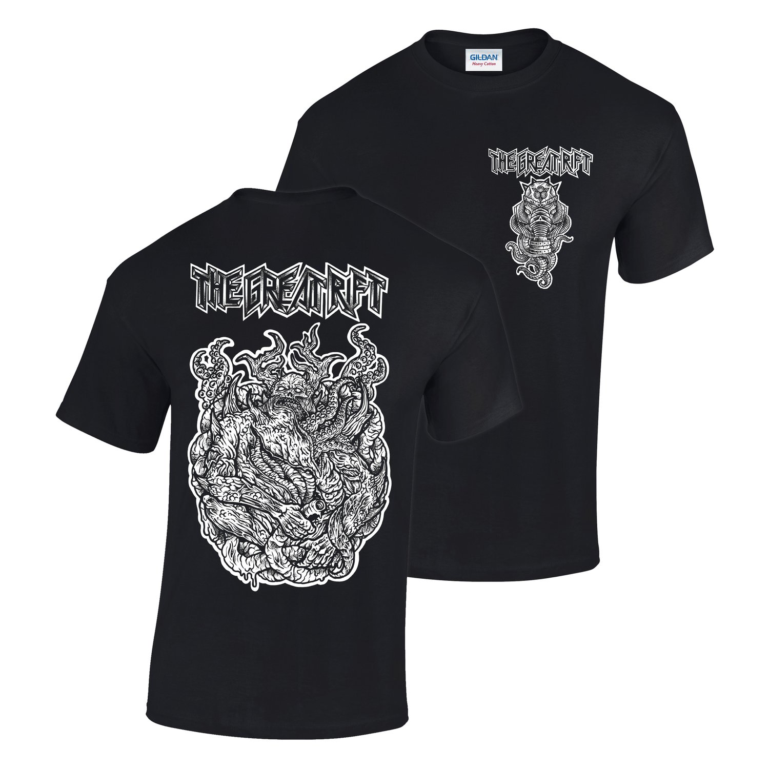 Image of The Great Rift -Black Nurgle T-shirt *LAST ONE*