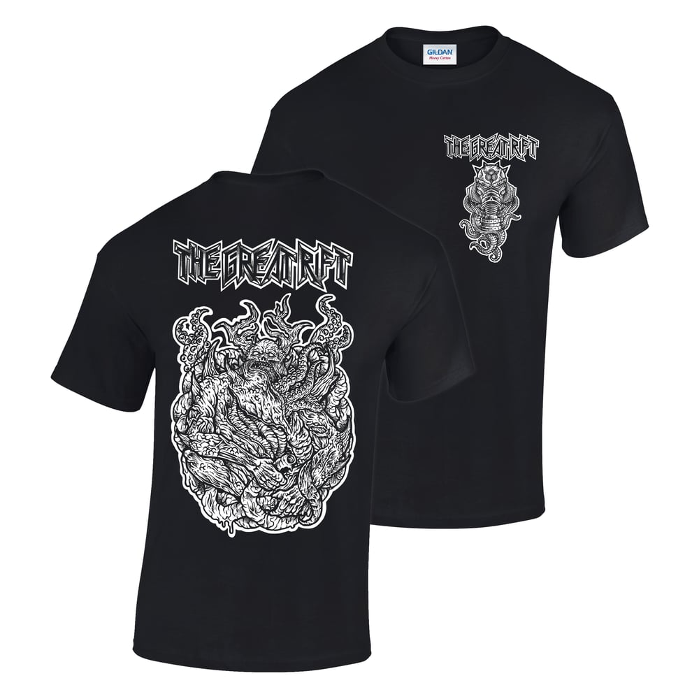 Image of The Great Rift -Black Nurgle T-shirt *LAST ONE*