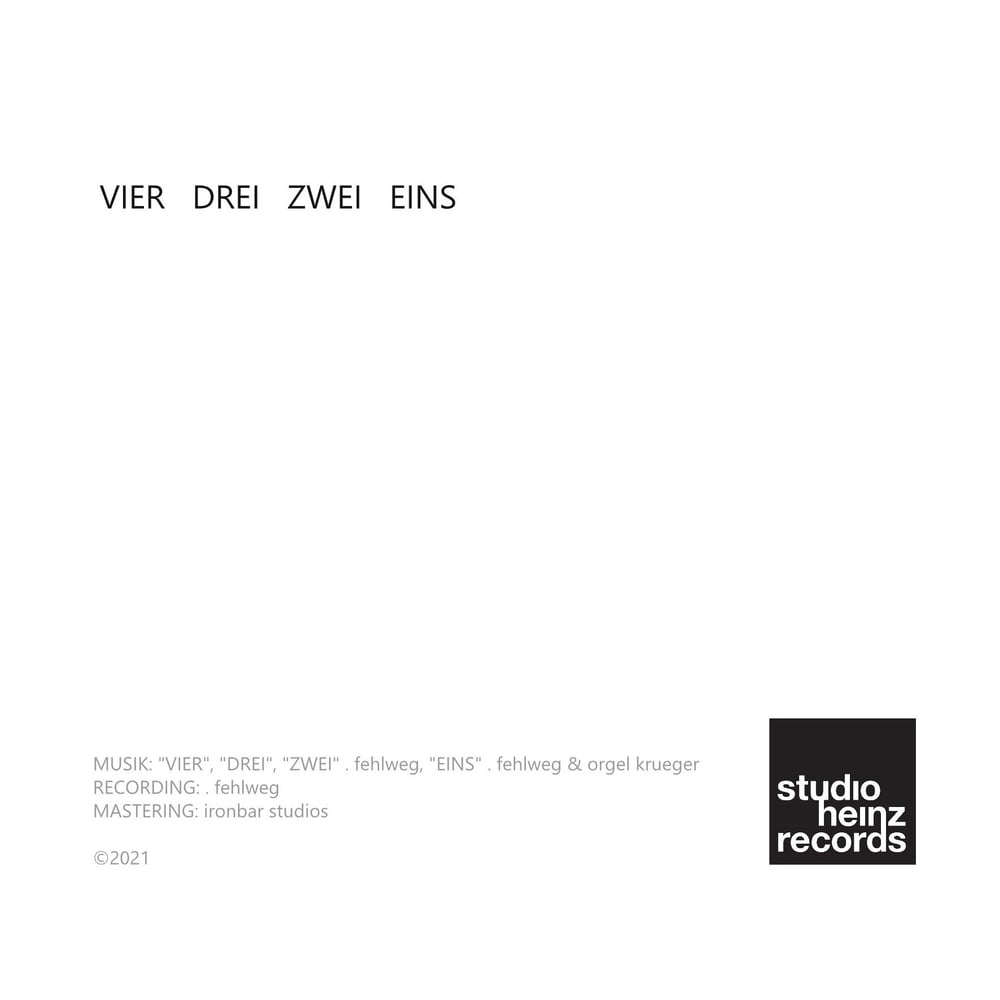 . fehlweg – VIER   DREI   ZWEI   EINS (CD)