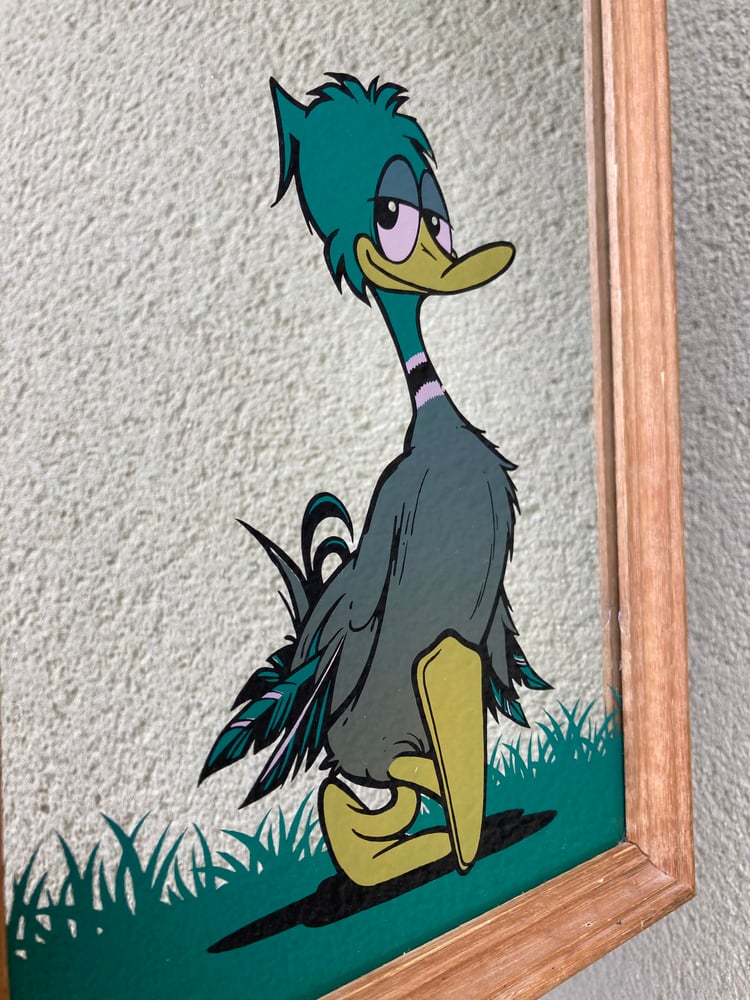 Image of Vintage M Webb duck mirror. 