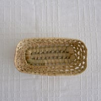 Image 2 of SMALL OPEN WEAVE OVAL TRAY