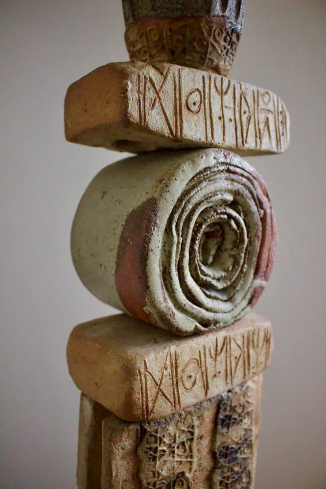 Image of Bernard Rooke Studio Ceramic TOTEM Lamp [II], England, 1960s