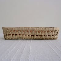 Image 2 of LONG OPEN WEAVE OVAL TRAY