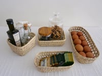 Image 1 of OPEN WEAVE STORAGE TRAYS SET 