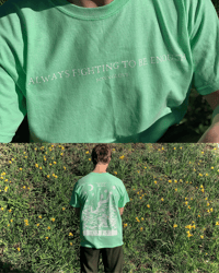 Foxxglove City tarot T-Shirt (Pastel Green)