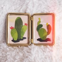 Cactus Double Portrait Framed Collage