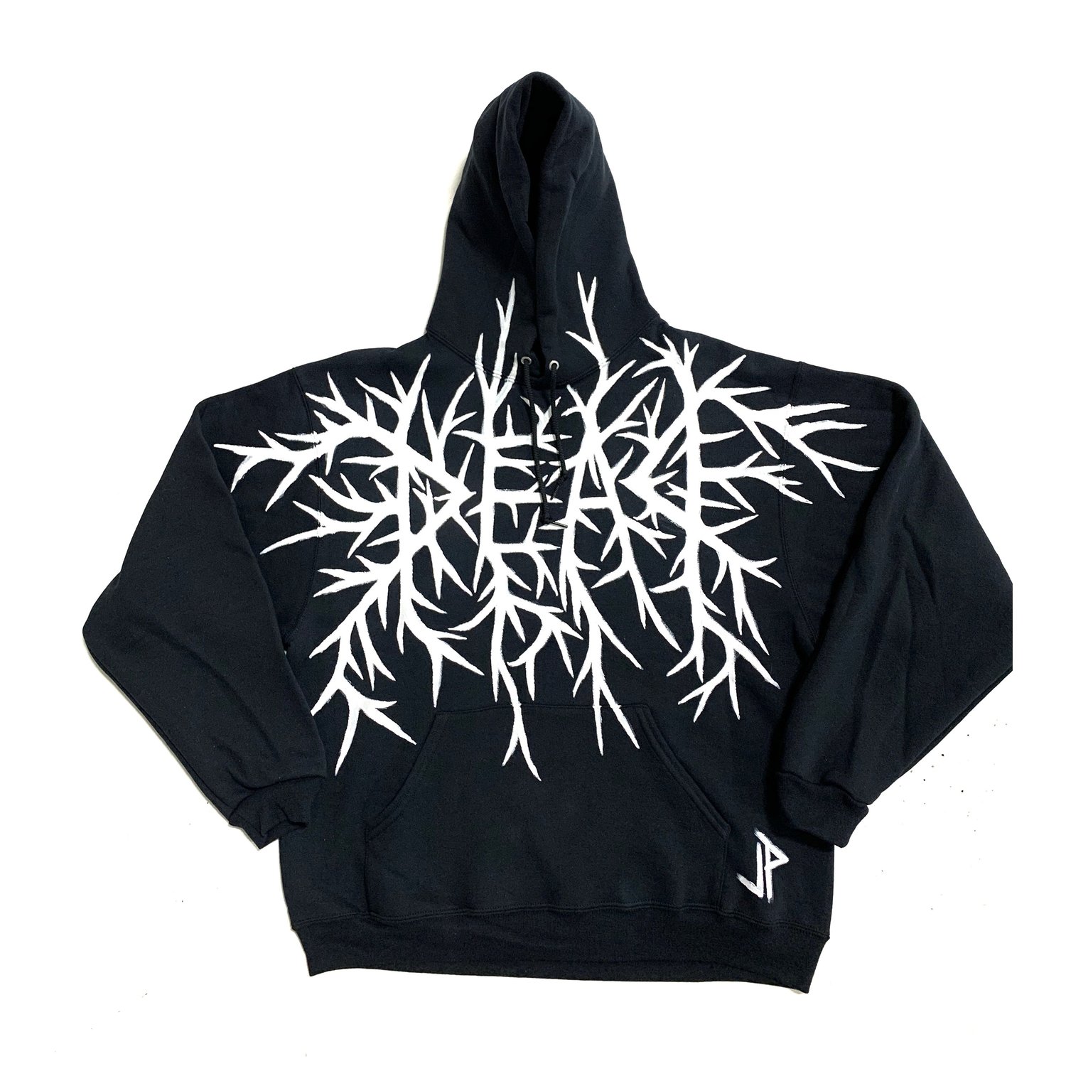 Image of DEAD BRANCHES hand painted hoodie