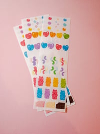 Image 1 of Rainbow Candy Deco Stickers