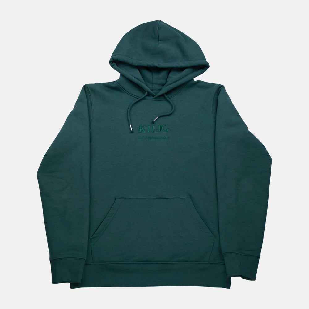 Image of HOODIE VERT - TOUT COMMENCE DE RIEN