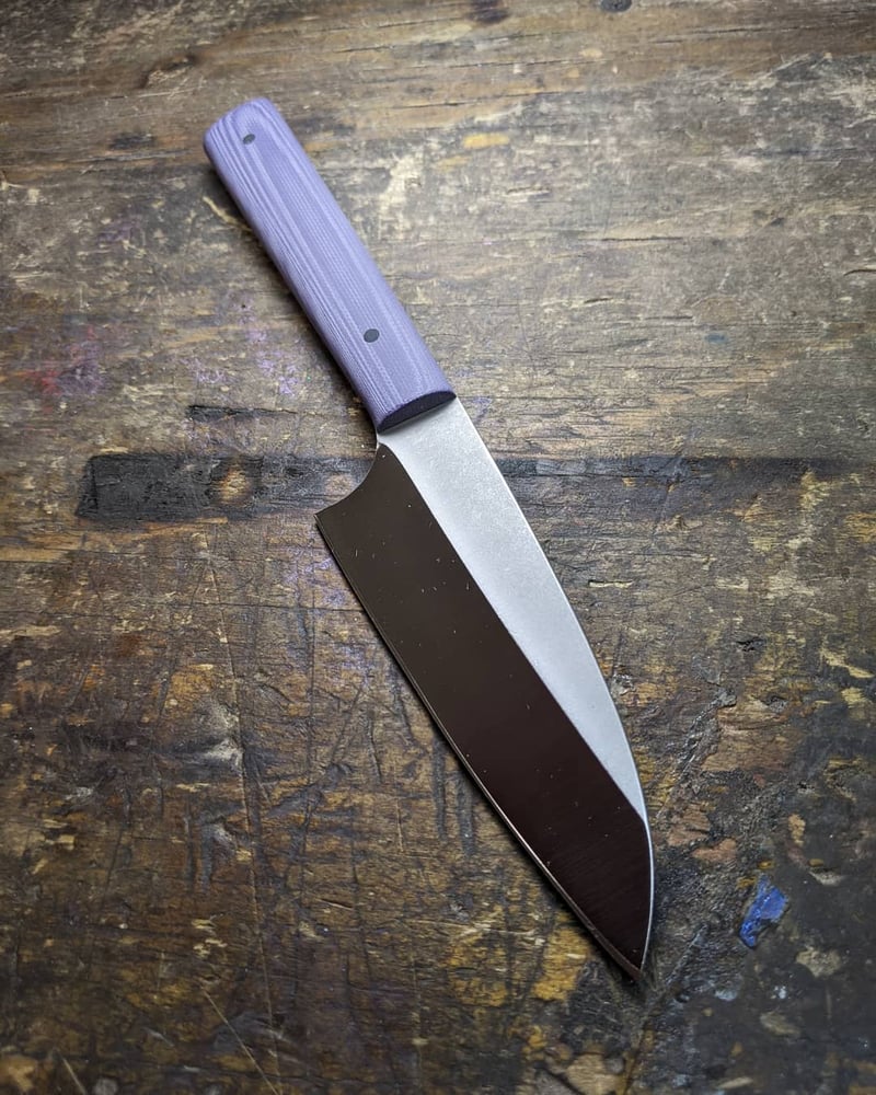 Image of Chef's Line Knife - Purple G10