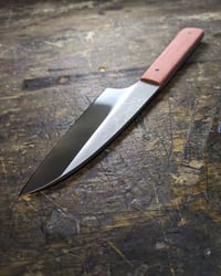 Image 3 of Chef's Line Knife - Chili Pepper Micarta