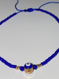 Image 2 of  Blue evil eye bracelet 