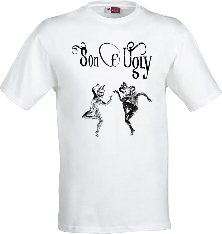 "Glynne's Figures" (White T-shirt)