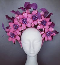 "HANNAH" Pink and purple crown