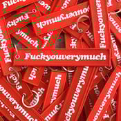 Image of Fuckyouverymuch flight tag