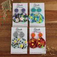 Large Floral Earrings