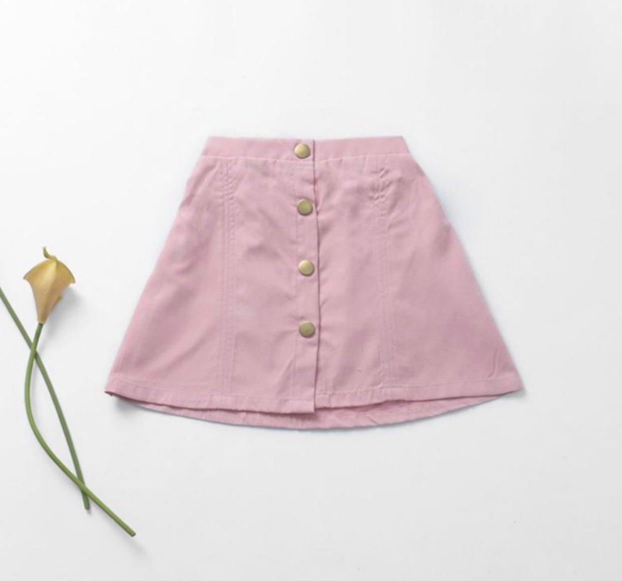 Image of Marie button skirt 