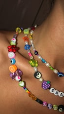 Image 2 of Rainbow Mixed Bead Necklace 