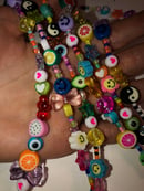 Image 2 of Rainbow Mixed Bead Bracelet & Anklet
