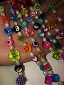 Image 1 of Rainbow Pearl Mixed Bead Bracelet/Anklet