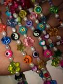 Image 4 of Rainbow Pearl Mixed Bead Bracelet/Anklet