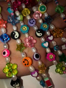 Image 3 of Rainbow Pearl Mixed Bead Bracelet/Anklet