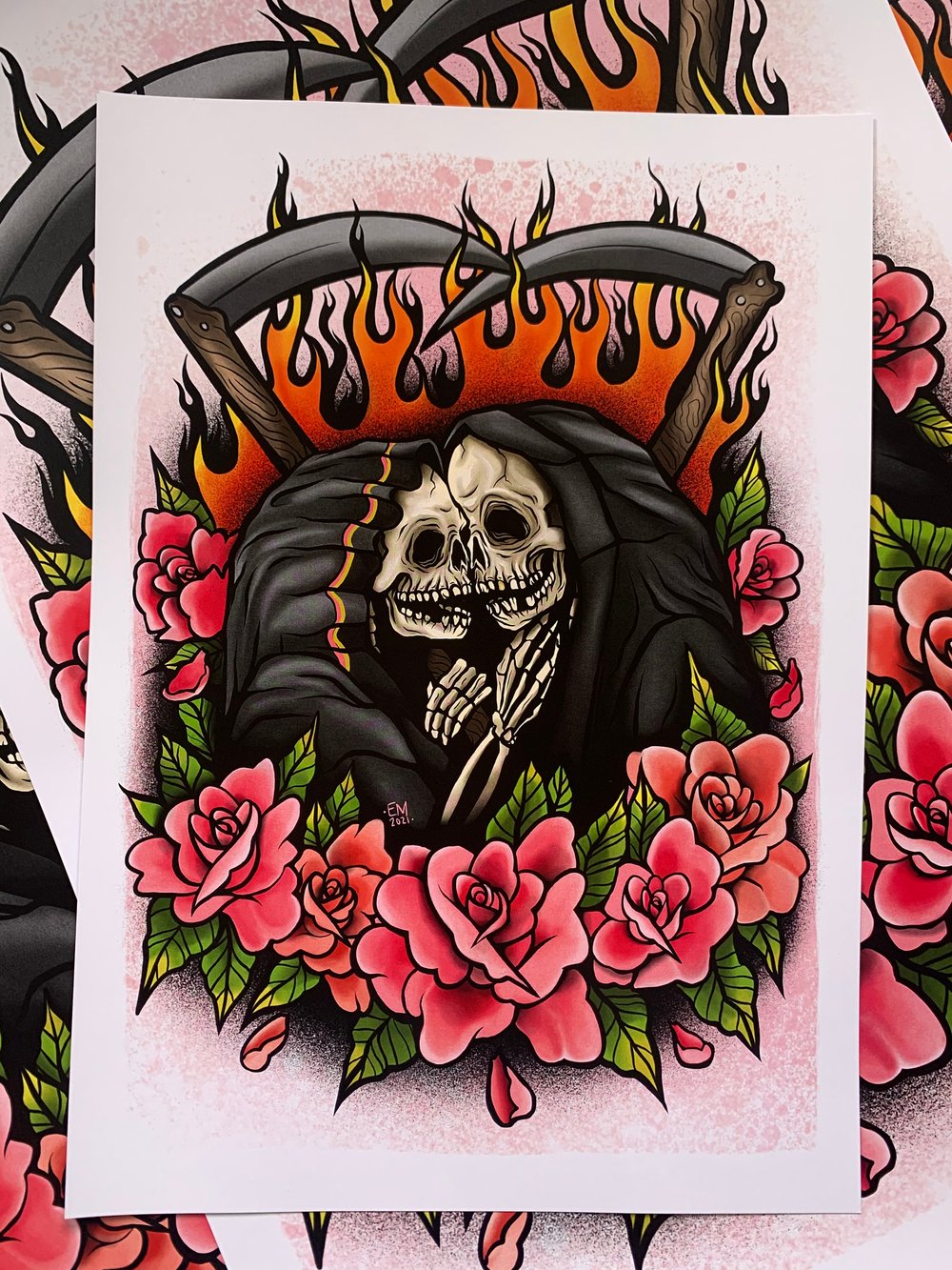 Reaper Love Emetic Art Print