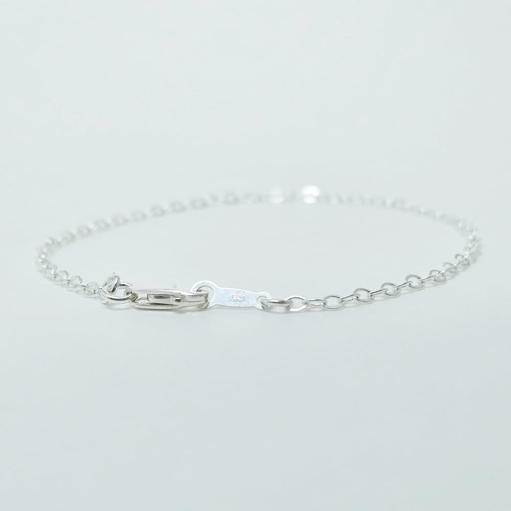 Image of 2mm .925 Sterling Flat Cable Chain Bracelet or Necklace