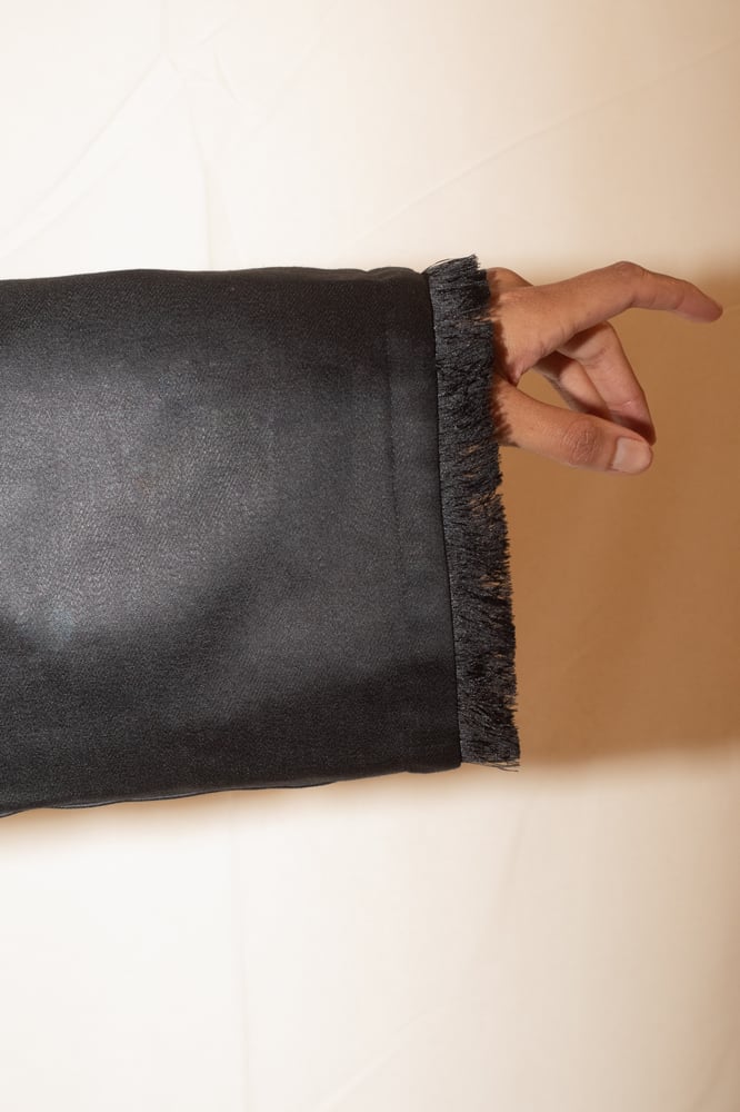 Image of ON SALE Black Short Robe 145 Eur -50% NOW 72.50 Eur