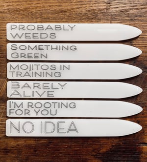 Image of Acrylic Plant Markers