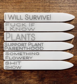 Image of Acrylic Plant Markers