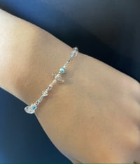 Image 2 of Clear Assorted Bead Bracelet 