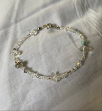 Image 3 of Clear Assorted Bead Bracelet 