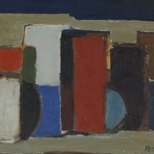 Image of Mid 20thC , Oil Painting, Still Life, Lennart Rosensohn, (1918-1994)
