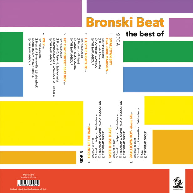 SAI10006 // BRONSKI BEAT - THE BEST OF (VINILE COLORATO ROSA 33 GIRI)