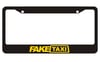 Fake Taxi License Plate Frame 