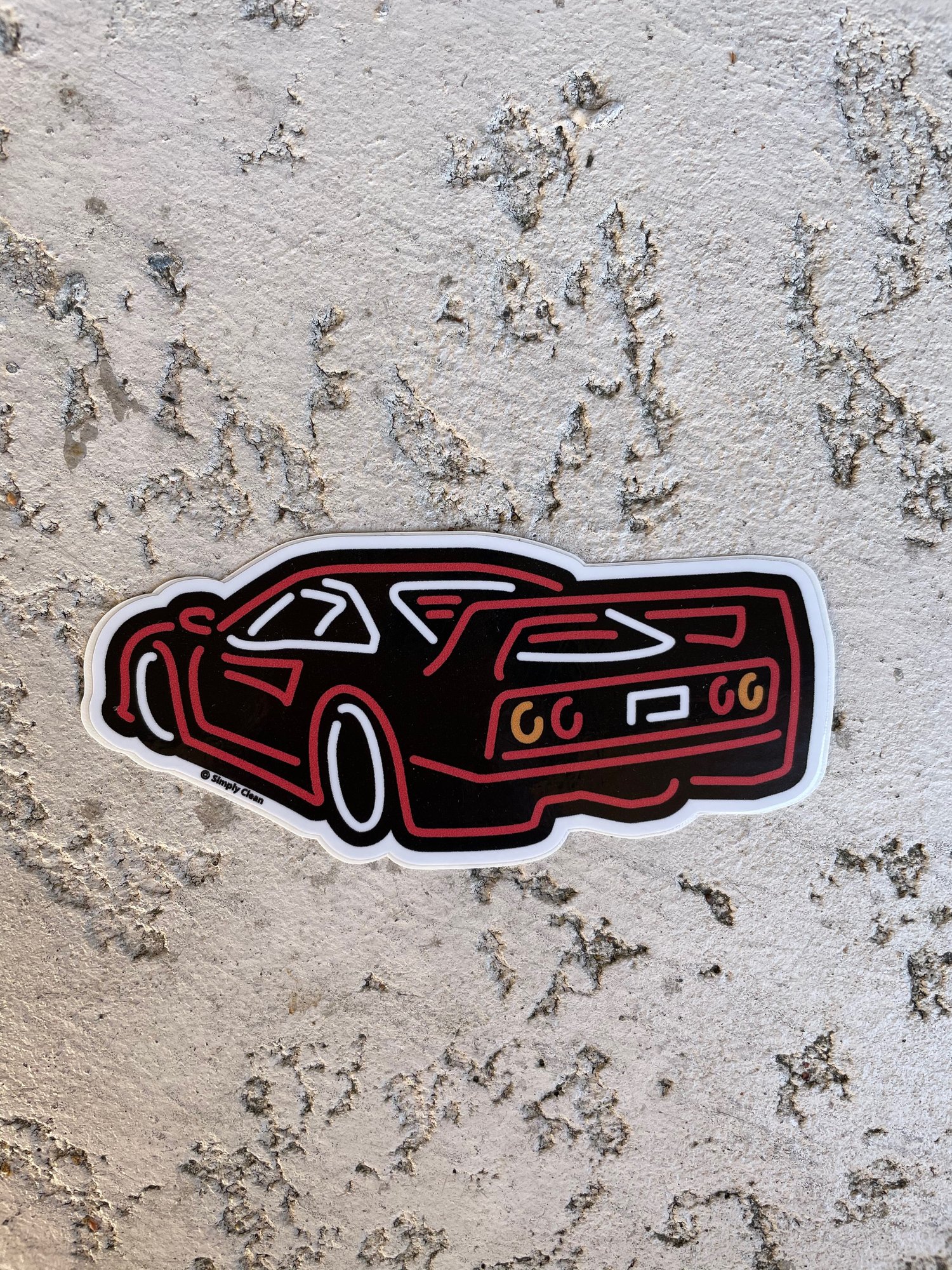 Image of F40 Neon Dreams Sticker