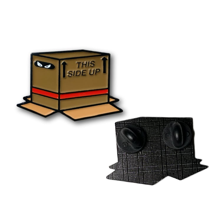 Metal Gear Box - Enamel Pin